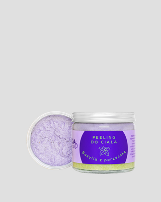 Naturalny peeling solny poprawiający nastrój Bazylia z porzeczką Bracia Mydlarze_1