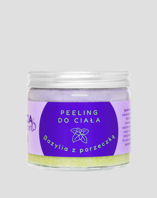 Naturalny peeling solny poprawiający nastrój Bazylia z porzeczką Bracia Mydlarze