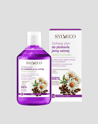 Ziołowy płyn do płukania jamy ustnej ortodontyczny Sylveco - 3