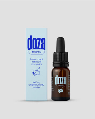 Doza relaksu Kropelki 1000 mg CBD + melisa Doza_3
