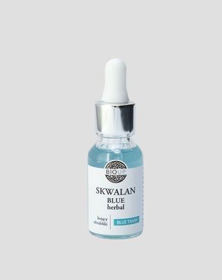 Serum z skwalanem z trzciny cukrowej do cery trądzikowej Skwalan Blue Tansy BIOUP - 1