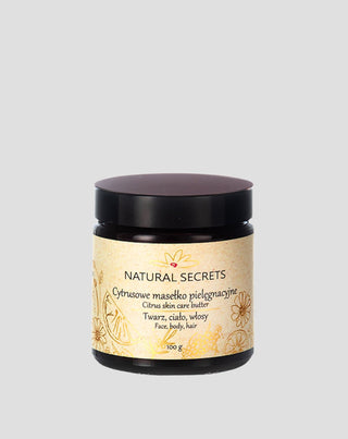 Wielozadaniowe masełko pielęgnacyjne o zapachu cytrusów Natural Secrets