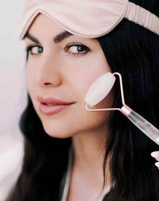 Masażer do twarzy z kryształu górskiego króla kryształów roller Crystallove_2 - 2