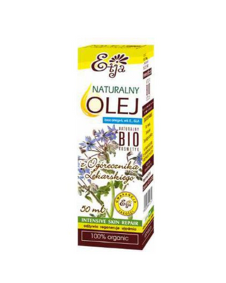 Naturalny olej z ogórecznika lekarskiego BIO o dużej ilości kwasu gamma-linolowego Etja