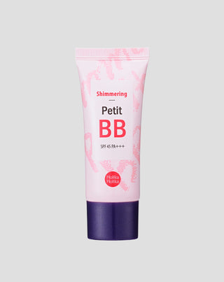 Rozświetlający krem BB z ekstraktami roślinnymi Shimmering Petit BB Holika Holika