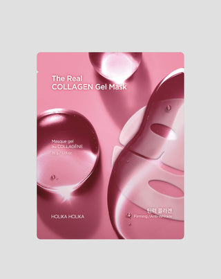 Hydrożelowa maska całonocna poprawiająca elastyczność The Real Gel Mask Collagen Holika Holika