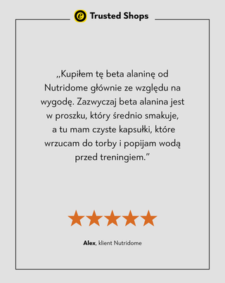 Beta-alanina 700 mg na wydolność i redukcję zmęczenia mięśniowego Nutridome, 60 kapsułek - 6