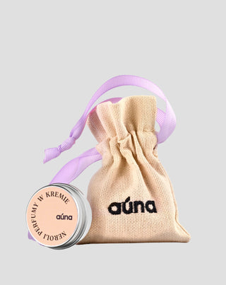 Botaniczne perfumy w kremie kwiat pomarańczy i grejpfrut z olejem i woskiem jojoba Neroli Auna - 2