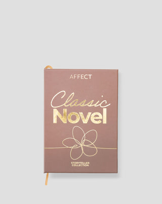 Mini paleta cieni do oczu w ciepłej tonacji beżów, brązów i złocistych błysków Classic Novel Affect - 1