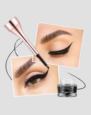 Eyeliner w żelu z wodoodporną zastygająca formułą Simple Lines Affect - 3