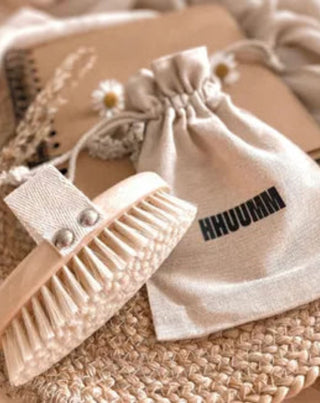 Szczotka do masażu ciała na sucho z paskiem włóknem z agawy nr 3 Hhuumm - 2