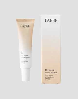 Krem koloryzujący DD z filtrem SPF 30 kolor 2W beige subtelnie rozświetlający Paese