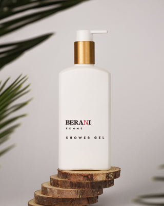Kremowy, naturalny żel pod prysznic dla kobiet dla delikatnej skóry Berani Femme - 2