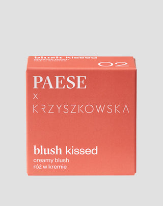 Kremowy róż do policzków w odcieniu koralowym Blush kissed 02 Paese - 5