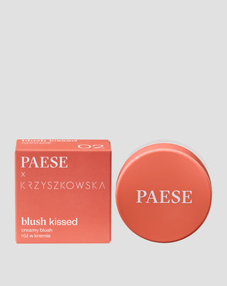 Kremowy róż do policzków w odcieniu koralowym Blush kissed 02 Paese - 5