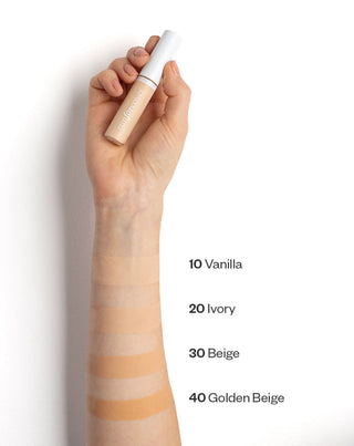 Kryjący korektor pod oczy niwelujący drobne zmarszczki 40 golden beige run for cover Paese