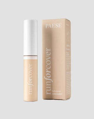 Kryjący korektor pod oczy niwelujący drobne zmarszczki 40 golden beige run for cover Paese