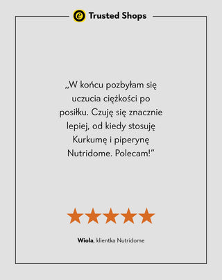 Kurkumina i piperyna na wsparcie trawienia i pracy wątroby suplement diety Nutridome 180 kapsułe - 4