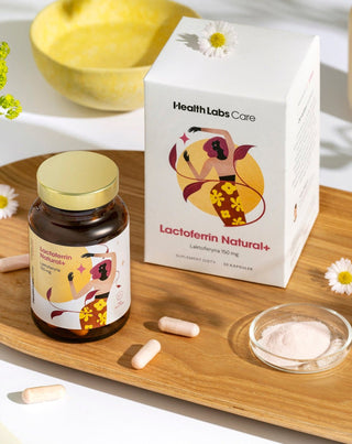 Suplement diety z laktoferyną 150 mg z mleka krowiego Lactoferrin Natural+ Health Labs Care 30 kapsułek
