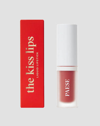Lekka, matowa pomadka w płynie bez uczucia lepkości The Kiss Lips 02 Nude Coral Paese - 1