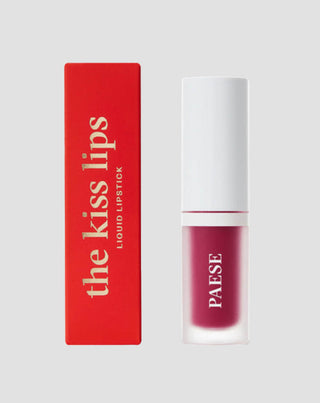 Lekka, matowa pomadka w płynie bez uczucia lepkości The Kiss Lips 05 Raspberry Red Paese - 1
