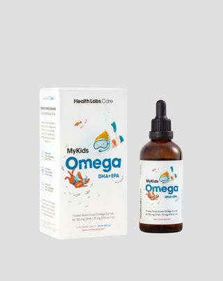 Kwasy omega-3 EPA i DHA w kroplach dla dzieci MyKids Omega Health Labs Care - 3