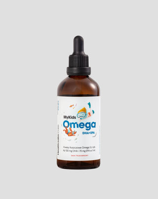 Kwasy omega-3 EPA i DHA w kroplach dla dzieci MyKids Omega Health Labs Care - 1