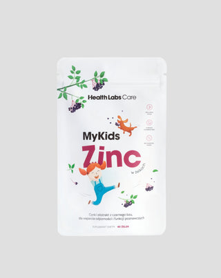 Cynk dla dzieci w żelkach MyKids Zinc Health Labs Care 60 szt - 1