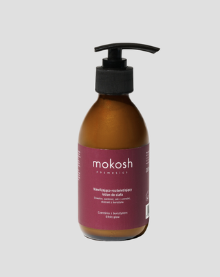 Nawilżająco-rozświetlający lotion do ciała Czereśnia z bursztynem z efektem glow Mokosh - 1