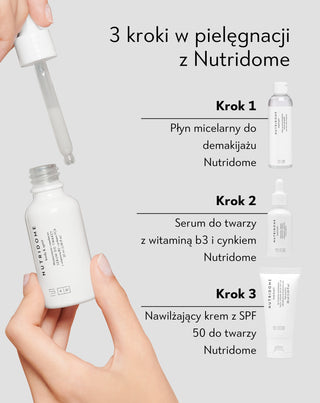 Witamina B3 10% i cynk 1% serum do twarzy na trądzik Nutridome