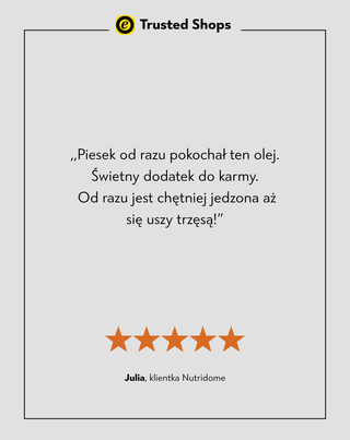 Olej z łososia 100% karma uzupełniająca dla psów na odporność i energię Oggo 250 ml - 4