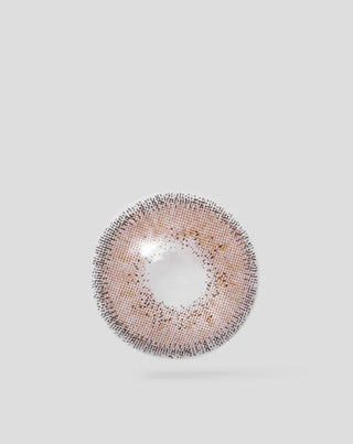 Brązowe orzechowe soczewki kontaktowe kolorowe miesięczne zerówki brown moons no. 2 Ovio - 2