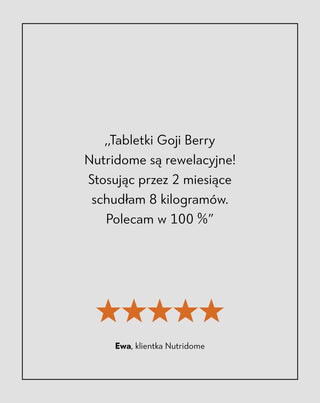 Jagody goji tabletki dla prawidłowego działania organizmu Goji Berry Nutridome 60 kapsułek - 5
