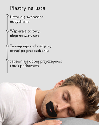 Plastry na usta przeciw chrapaniu z naturalnego jedwabiu bambusowego Nutridome 30 szt. - 3