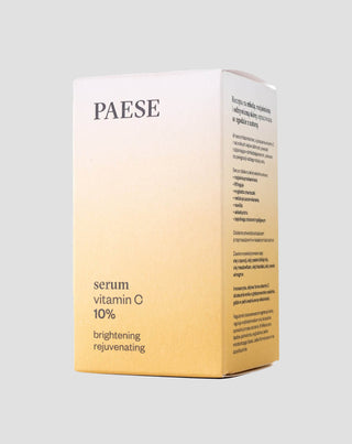 Rozświetlające serum do twarzy z witaminą C 10% redukujące zmarszczki Paese - 3