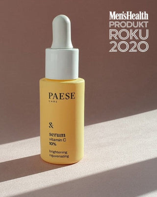 Rozświetlające serum do twarzy z witaminą C 10% redukujące zmarszczki Paese - 2