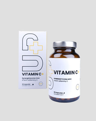 Suplement UP Vitamin C+ dla kompleksowego wsparcia odporności przy wrażliwym żołądku Up Health Pharma 90 kapsułek - 4