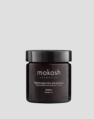 Regenerujący krem do twarzy anti-pollution Malina z witaminą E Mokosh - 1