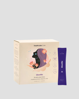Suplement diety poprawiający kondycję skóry z kolagenem i witaminami GlowMe Health Labs Care