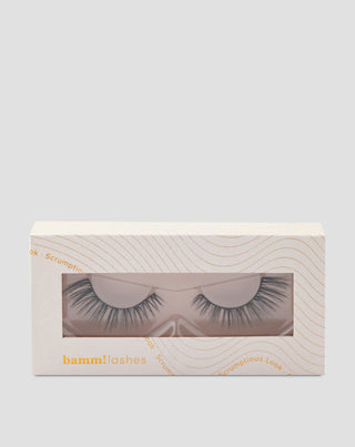 Sztuczne rzęsy na pasku 2d do wielokrotnego stosowania Scrumptious Look Bamm!Lashes - 1
