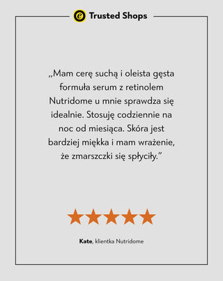 Retinol 0,3% odmładzające serum do twarzy na zmarszczki Nutridome - 6