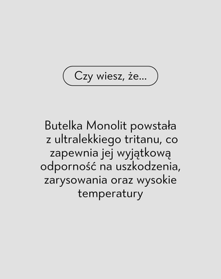 Butelka shaker do białka, odżywek i witamin 0,5 l Monolit - 4