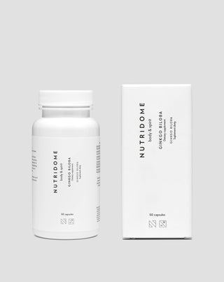 Ginkgo Biloba ekstrakt z liści miłorzębu japońskiego Nutridome 60 szt._3 - 4