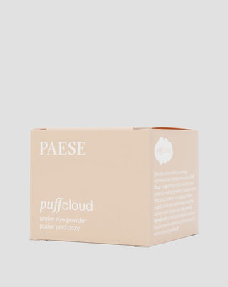 Sypki puder pod oczy Puff Cloud wygładzający i niwelujący oznaki starzenia Paese