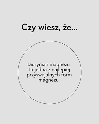 Taurynian magnezu łagodny dla żołądka na skurcze nóg, łydek, zmęczenie i stres Nutridome 60 kapsułek - 3