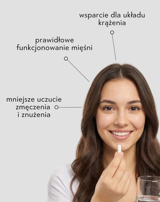 Taurynian magnezu łagodny dla żołądka na skurcze nóg, łydek, zmęczenie i stres Nutridome 60 kapsułek - 2