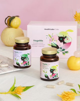 Kompleks witamin dla wegan i wegetarian VegeMe Health Labs Care 60 kapsułek