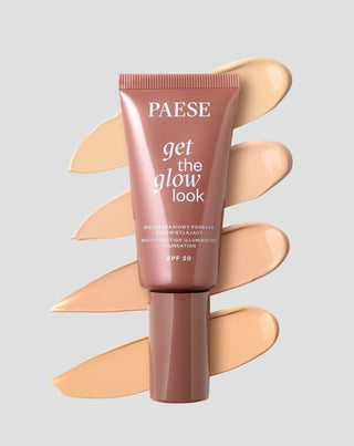 Wielozadaniowy lekki podkład rozświetlający get the glow look Paese - 7