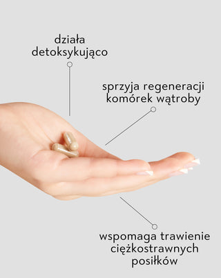 Ostropest plamisty tabletki Zdrowa wątroba Nutridome 60 kapsułek