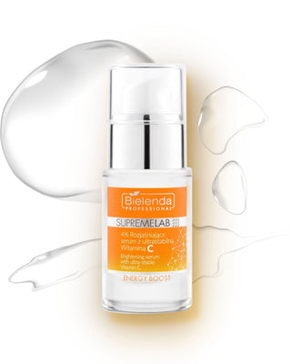 Rozjaśniające serum z ultrastabilną Witaminą C 4% Supremelab Energy Boost Bielenda_2